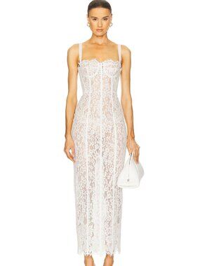 NWT Helsa Lace Column Dress M